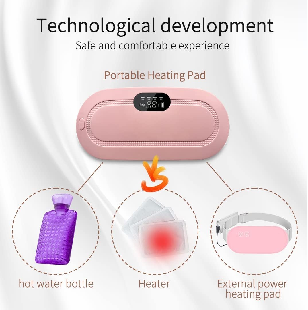 How does heating massage pad helps for period cramps?